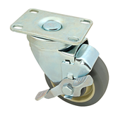 Allpoints 26-2377 Caster, swivel plate, medium duty, 1-1/4" W, 3-1/2" dia., Ball Bearing, polyureth