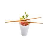 CHOPSTICKS CONTOUR 9-1/2" CMPST CARBONIZED BAMBOO 100/cs