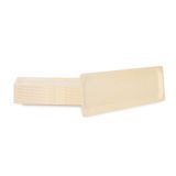 PLATE 14-1/4x4-3/4" RECT WOOD NATURAL 200/cs