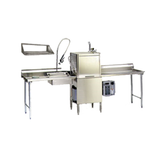 Eagle DTC-48LR-16/3-X Dishtable Package, straight design, left-to-right operation, 48"W x 30"D x 43-1/2"H soiled & clean dishtables, 16/304 stainless
