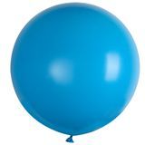 BALLOON 36"dia INFLATED LATEX LIGHT BLUE 10/cs