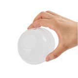DOME LID F/9 12 16 20 22oz COLD CUP CMPST PLA CLR 50/cs