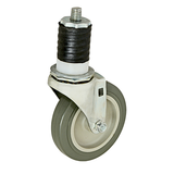 Allpoints 26-2392 Caster, swivel stem, standard duty, 15/16" W, 4" dia., Ball Bearing, swivel, for