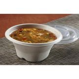 BOWL 8oz ROUND PULP NO PFAS 5"dia 2"h CMPST NATRL 1000/cs