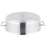 12-quart Intrigue stainless steel brazier with natural finish, Vollrath 47760