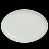 PARLIAMENT FOLIO PLATTER OVAL 12"X7 3/4" COUPE WHITE 1DZ/CS