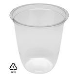 DESSERT CONTAINER PET 14oz CLEAR 600/cs LID 10044896