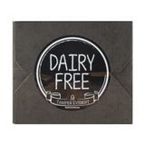 LABEL DAIRY FREE 2"dia TAMPER PROOF PET BLACK W/ WHT 500/cs