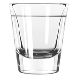 SHOT GLASS 2oz FLUTED 2-7/8"h LINED AT 1oz 48ea/cs