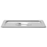 Fourth-size super pan v solid stainless steel cover, Vollrath 75140
