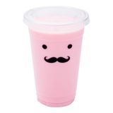 FLAT LID F/ 20oz PET CLEAR VISAGE 1000/cs