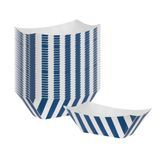 BOAT 2oz 2x4x1-1/4" PAPER BLUE & WHT STRIPE 400/cs