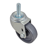 Allpoints 120-1000 Caster, 3", swivel, 1-1/2" stem L, 175 lb. capacity, polyolefin wheel
