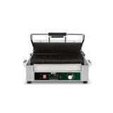 PANINI GRILL LARGE ELEC SINGLE 14-1/2x11" RIBBED 120v/60/1ph