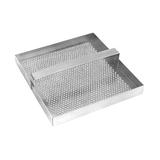 Allpoints 102-1124 Floor Drain Strainer, 5-3/4" x 5-3/4", with 3/4" high lip, square, stainless stee