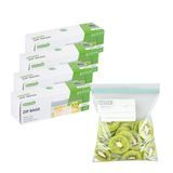 ZIP BAG 1qt 7-1/2x7" WRITE-ON PLASTIC CLEAR 25/cs