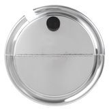 8 -inch stainless steel hinged cover with Kool-Touch handle, Vollrath 47488