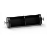 TOILET TISSUE ROLLER W/ METAL ENDS PLASTIC BLACK 1ea/cs