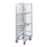 Channel AXD1830 Lifetime Tough Bun Pan Rack, Heavy Duty, mobile, 22"W x 26"D x 70"H, front load, open sides, 2" spacing, capacity (30) 18" x 26" bun