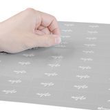 LABEL 2x1" PLASTIC CLEAR & WHT "MOJITO" 100/cs