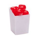 INCLINE CUP 3oz SQ 2-3/4"h POLYSTYRENE WHITE 100/cs