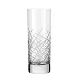 MODERNIST CROSSHATCH BEVERAGE 12oz 6-5/8"h CLEAR 24/cs