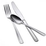 PACIFIC DINNER FORK 7-1/4" 18/0 S/S SMOOTH LINES 3dz/cs