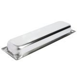 Half-long-size 2 -inch-deep Super Pan V stainless steel steam table pan, Vollrath 30522