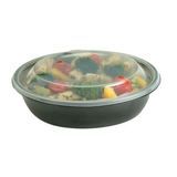 LID DOME F/18 24 32oz RND BOWL 7-1/2"dia POLYPRO CLEAR 300/cs