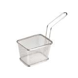 G.E.T. Enterprises 4-81868 SERVING FRY BASKET 5X4X3-1/4 RECTANGULAR S/S (24EA/CS)
