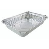 FOIL PAN 1-1/2lb OBLONG 30ga SHALLOW 8-5/8x6 1-1/4"h 500/cs