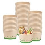 TOGO CUP CUP 12oz 2-1/4h CMPST BAMBOO PAPER KRAFT 200/cs