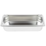 Third-size 2 -inch-deep Super Pan V stainless steel steam table pan, Vollrath 30322