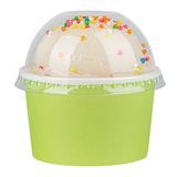 DOME LID F/ TOGO CUP 3oz 3"dia PET CLEAR 50/cs