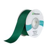 RIBBON SINGLE FACE 10yd 1"w POLYESTER SATIN FOREST 10/cs