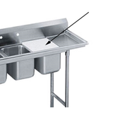 Advance Tabco K-2A Sink Cover, 10" x 14", Poly-Vance