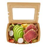 TAKEOUT 21oz 6-1/4x4" HINGE PAPER KRAFT 50/cs