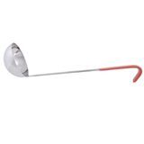 LADLE 8 OZ WITH ORANGE KOOL HANDLE