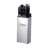 RACK KNIFE SS W/12"SKIRT POP-O UT INS BLK