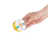 RIBBON SINGLE FACE 10yd 1"w POLYESTER SATIN YELLOW 1/cs