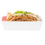 SUSHI CONTAINER 4-3/4x2-1/2" RECT SMALL PAPER WHITE 100/cs