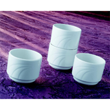 CASCADE SAUCER 5-3/4x2" ROUND FLINT 36ea/cs