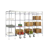 Eagle EP86-C Stationary End/Intermediate Unit Kit, Master Trak Overhead Track High-Density Storage System, includes all hardware & 86" posts for