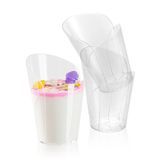 ROSE CUP 2oz 2-1/2x2-1/4" 3-1/2"h PLASTIC CLEAR 25/cs