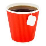 HOT CUP 8oz PAPER RIPPLE WALL RED 25/cs