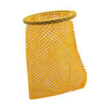 Allpoints 56-1397 Floor Drain Strainer, 9" L, for 4" drains, yellow perforated nylon bag with metal