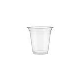 Cup 12oz Squat Pet Clr 1000/case Lid 10316212 Straw 9.8cm