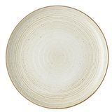 NATURE SAND PLATE 10-1/2"dia FLAT COUPE BEIGE 6ea/cs