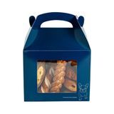 GABLE/ LUNCH BOX w/ WINDOW 10x7x8" PAPER FRENCHIE 100/cs