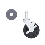 Metro 5MB Super Erecta Rubber 5" Stem Caster with Brake